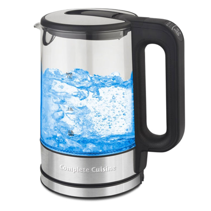 Complete Cuisine Electric Kettle w/Temp Control, 1.7 Liters (Open Box)