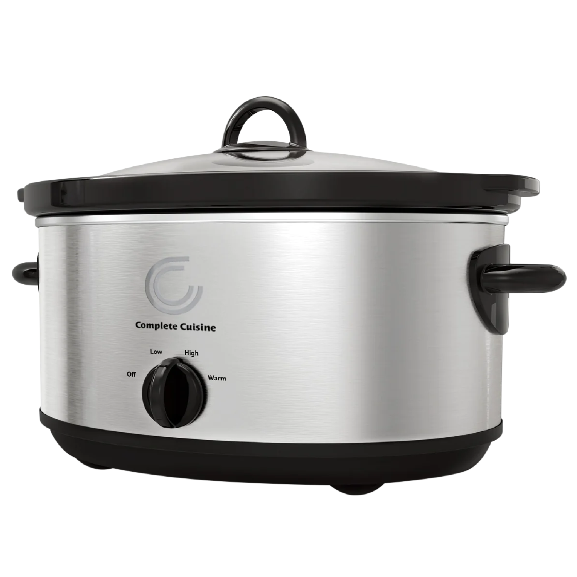 Complete Cuisine CC-SL-7000-SS 7-Quart Oval Stainless-Steel Slow Cooker - VMInnovations