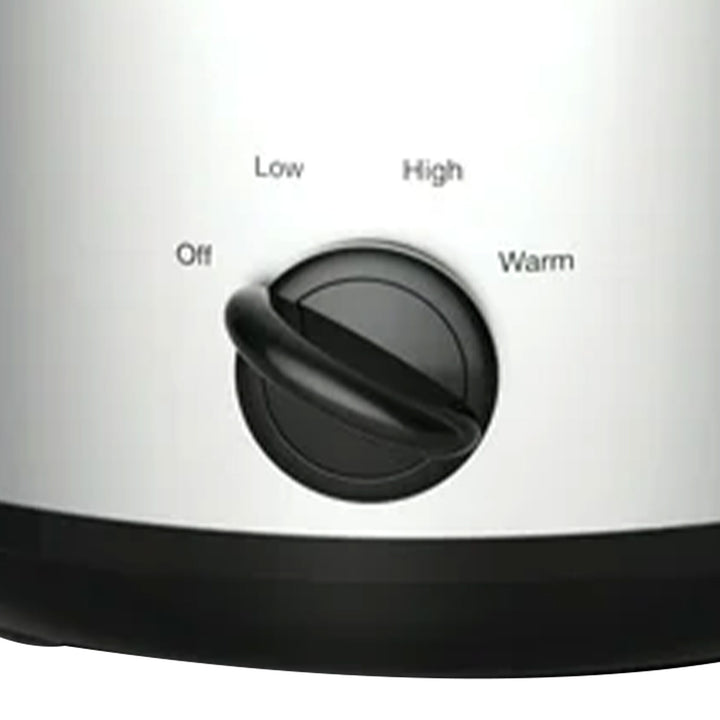 Complete Cuisine CC-3000-SL 3-Quart Round Stainless-Steel Slow Cooker - VMInnovations