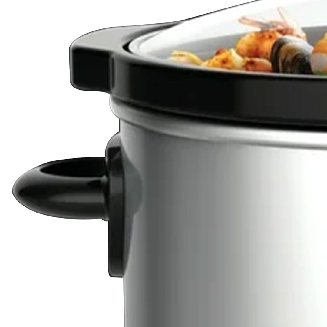 Complete Cuisine CC-3000-SL 3-Quart Round Stainless-Steel Slow Cooker