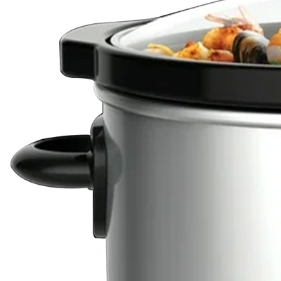 Complete Cuisine CC-3000-SL 3-Quart Round Stainless-Steel Slow Cooker - VMInnovations