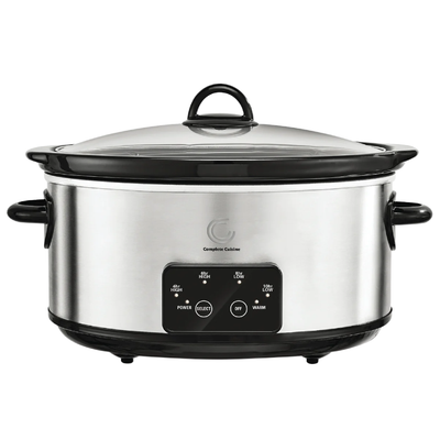 Complete Cuisine 6-Quart Programmable Slow Cooker (Open Box) - VMInnovations