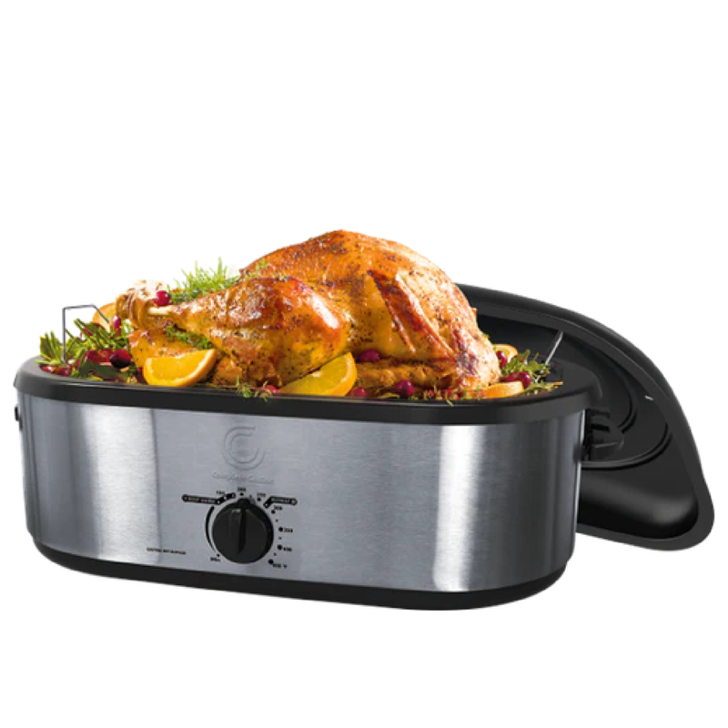 Complete Cuisine CC-R-1000-16QT 16-Quart Oval Roaster Oven (Open Box)