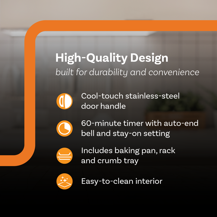 CC-TOV4400 9-Liter Countertop Toaster Oven for Baking (Open Box) - VMInnovations