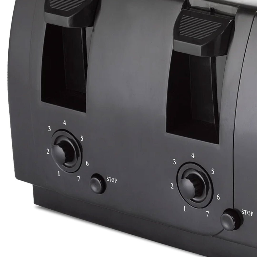 Complete Cuisine 4-Slice Toaster, 1300W Electric Toaster w/4 Slots (Open Box)
