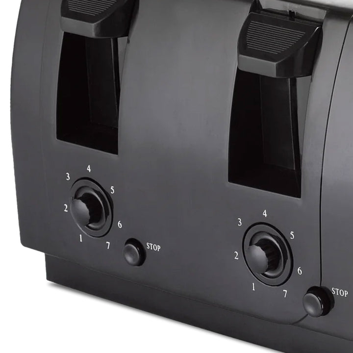Complete Cuisine 4-Slice Toaster, 1300W Electric Toaster w/4 Slots (Open Box)