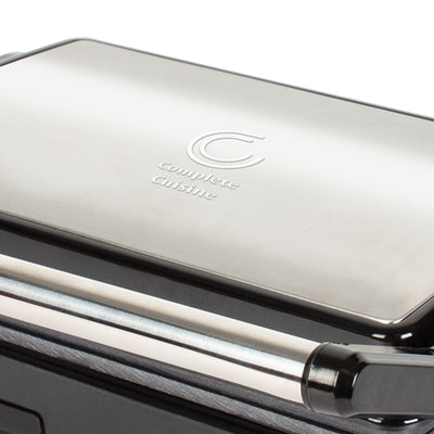 Complete Cuisine CC-PN1200 Nonstick Panini Maker Sandwich Press (Open Box) - VMInnovations