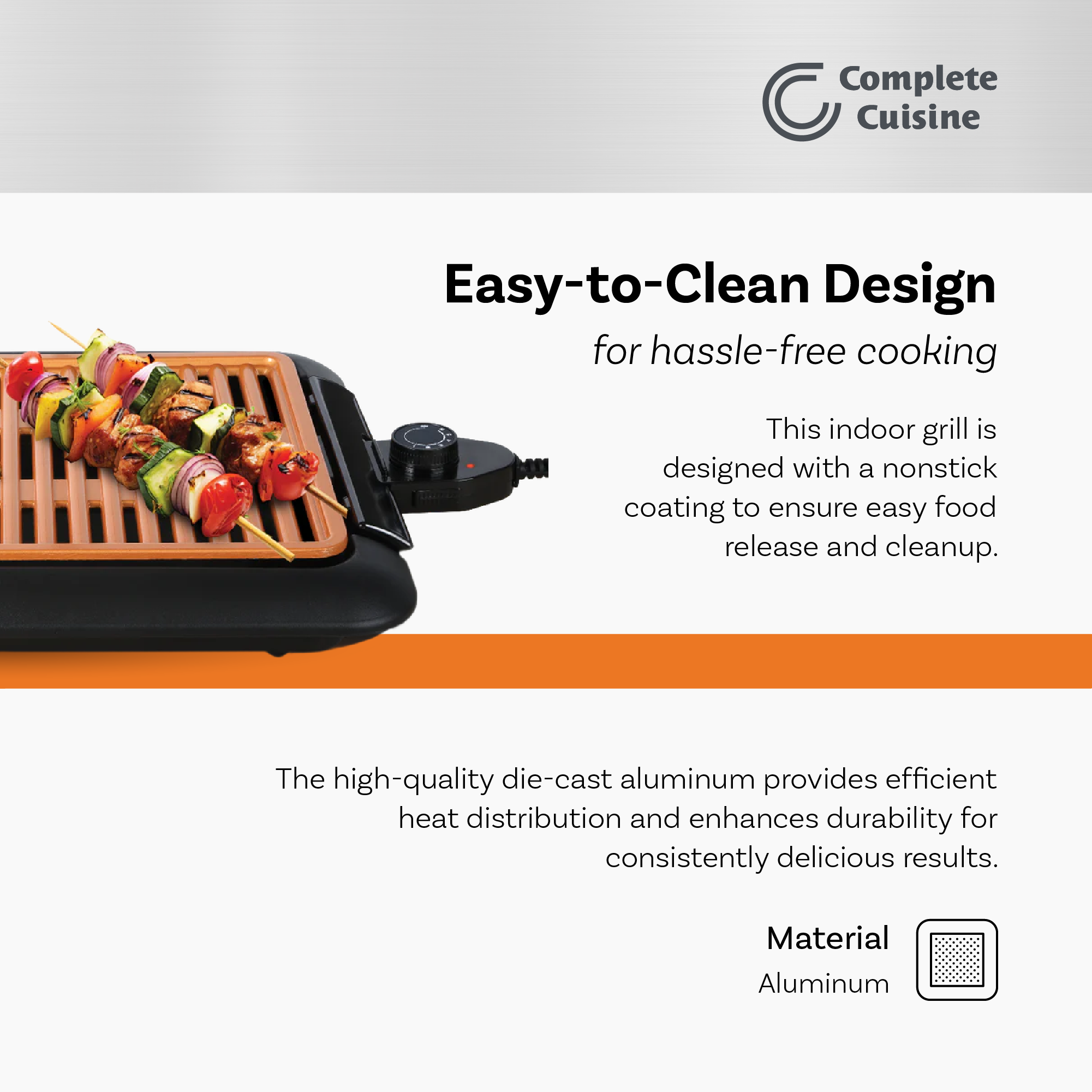 Complete Cuisine CC-SG2200 Smokeless Electric Grill (Open Box) - VMInnovations