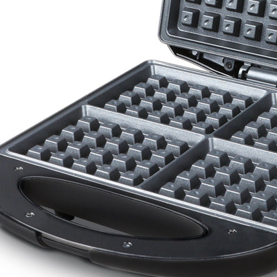 Complete Cuisine CC-WF4400-BK 4-Slice Electric Waffle Maker, Black (Open Box) - VMInnovations