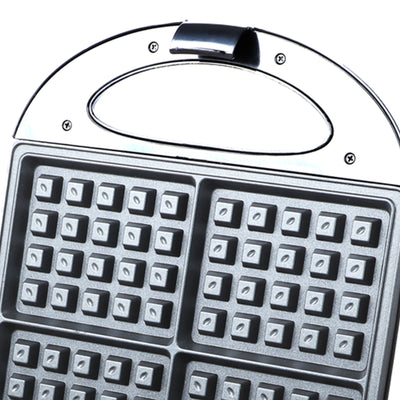 Complete Cuisine CC-WF4400-BK 4-Slice Electric Waffle Maker, Black (Open Box) - VMInnovations