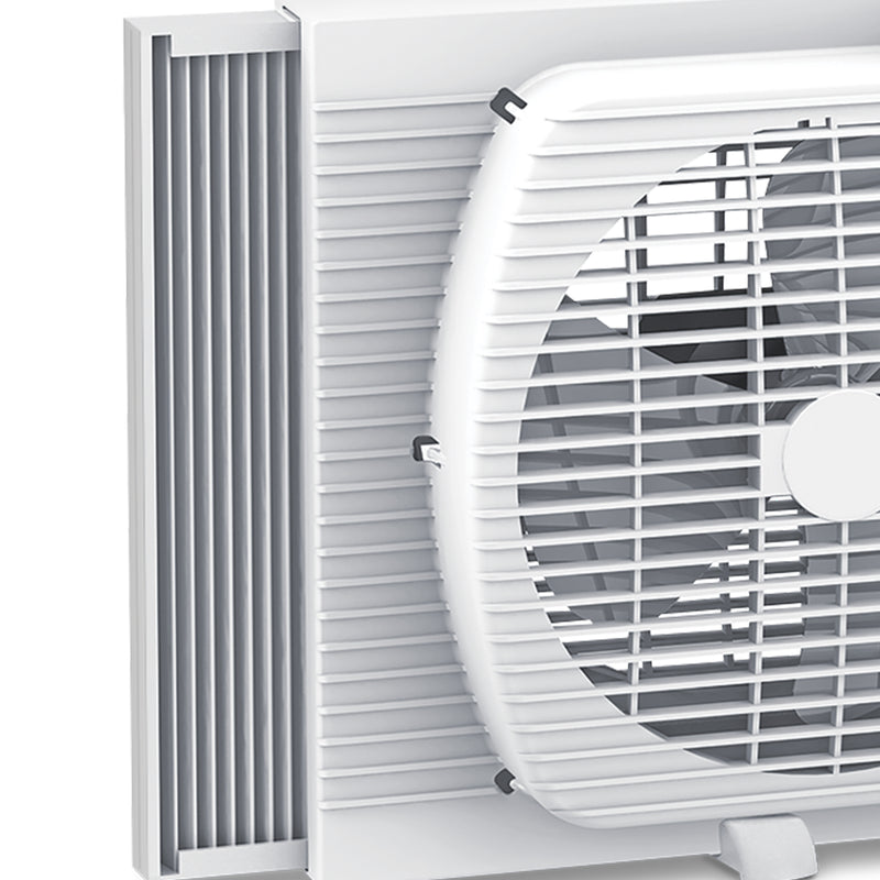 Cool-Living 9-Inch 2-Speed Portable Twin Window Fan with Carry Handle