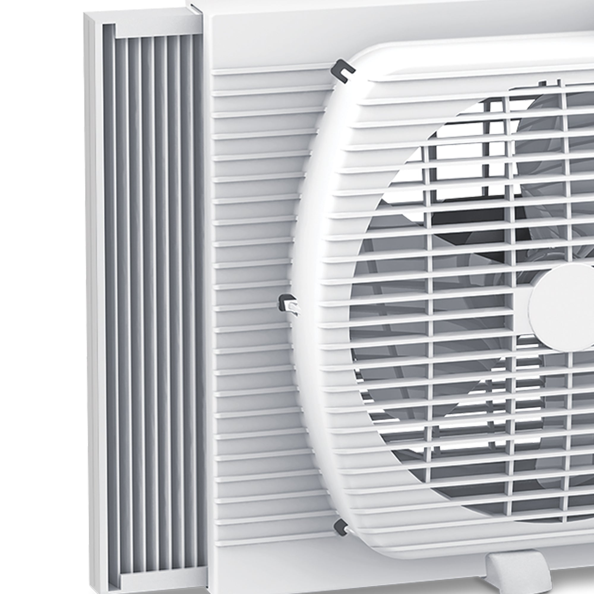 Cool-Living 9-Inch 2-Speed Portable Twin Window Fan with Carry Handle (Open Box) - VMInnovations