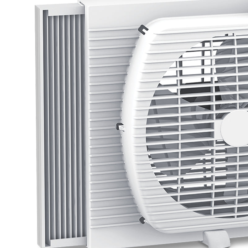 Cool-Living 9-Inch 2-Speed Portable Twin Window Fan with Carry Handle (Open Box)