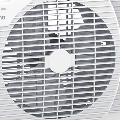 Cool-Living 9-Inch 2-Speed Portable Twin Window Fan with Carry Handle (Open Box)