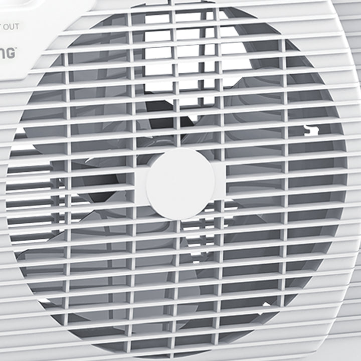 Cool-Living 9-Inch 2-Speed Portable Twin Window Fan with Carry Handle (Open Box) - VMInnovations