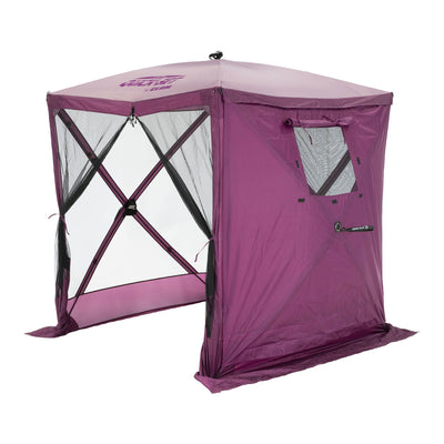 CLAM Quick Set Escape 11.5 x 11.5 Foot Canopy + CLAM Quick Set Screen (2 Pack) - VMInnovations