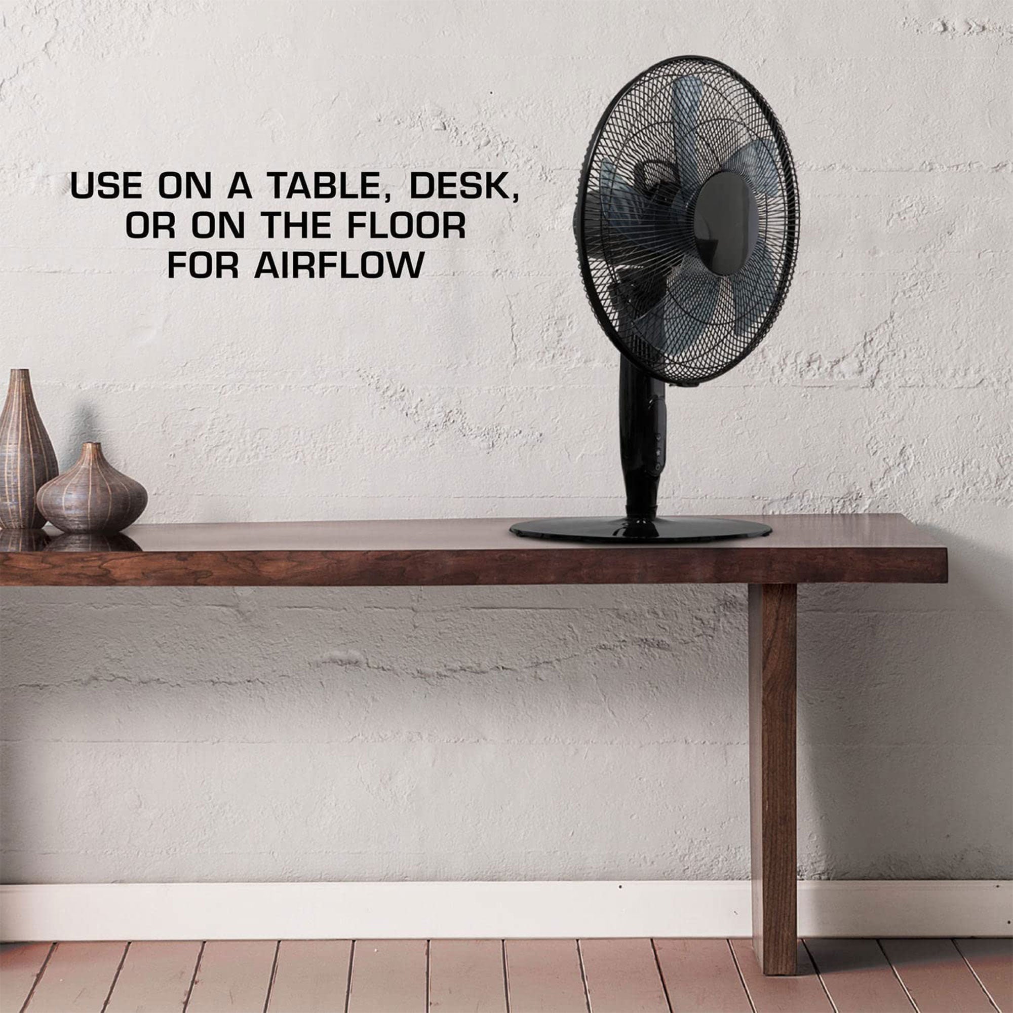 Hurricane 16" Energy Efficient Adjustable Standing Fan w/12 Speed Settings(Used) - VMInnovations