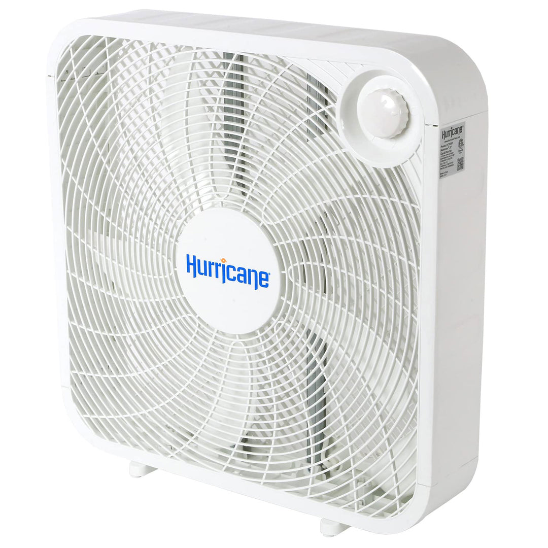 Hurricane 20" Series Floor Box Fan w/3 Efficient Speed Settings (For Parts)