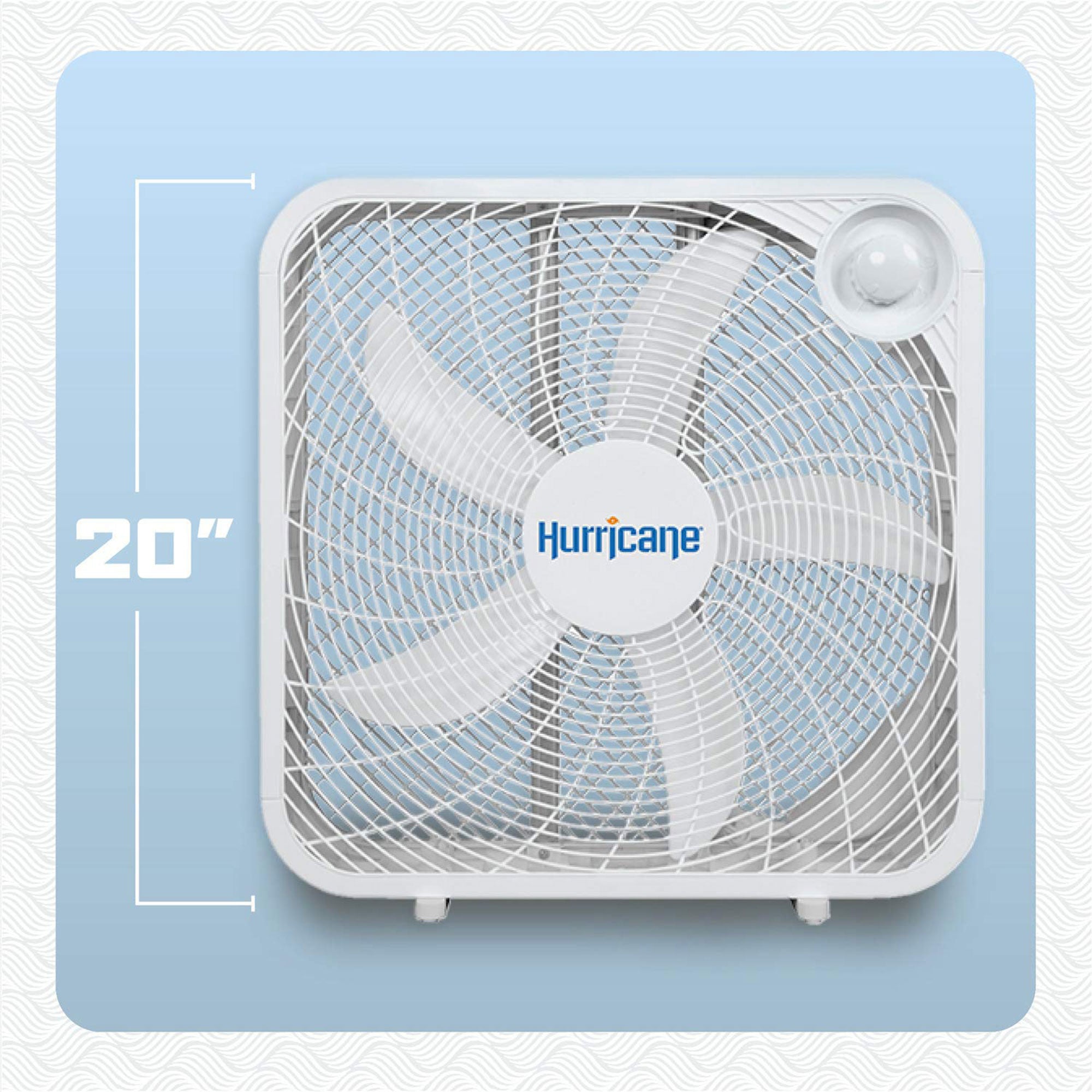 Hurricane 20" Series Floor Box Fan w/3 Efficient Speed Settings (For Parts) - VMInnovations