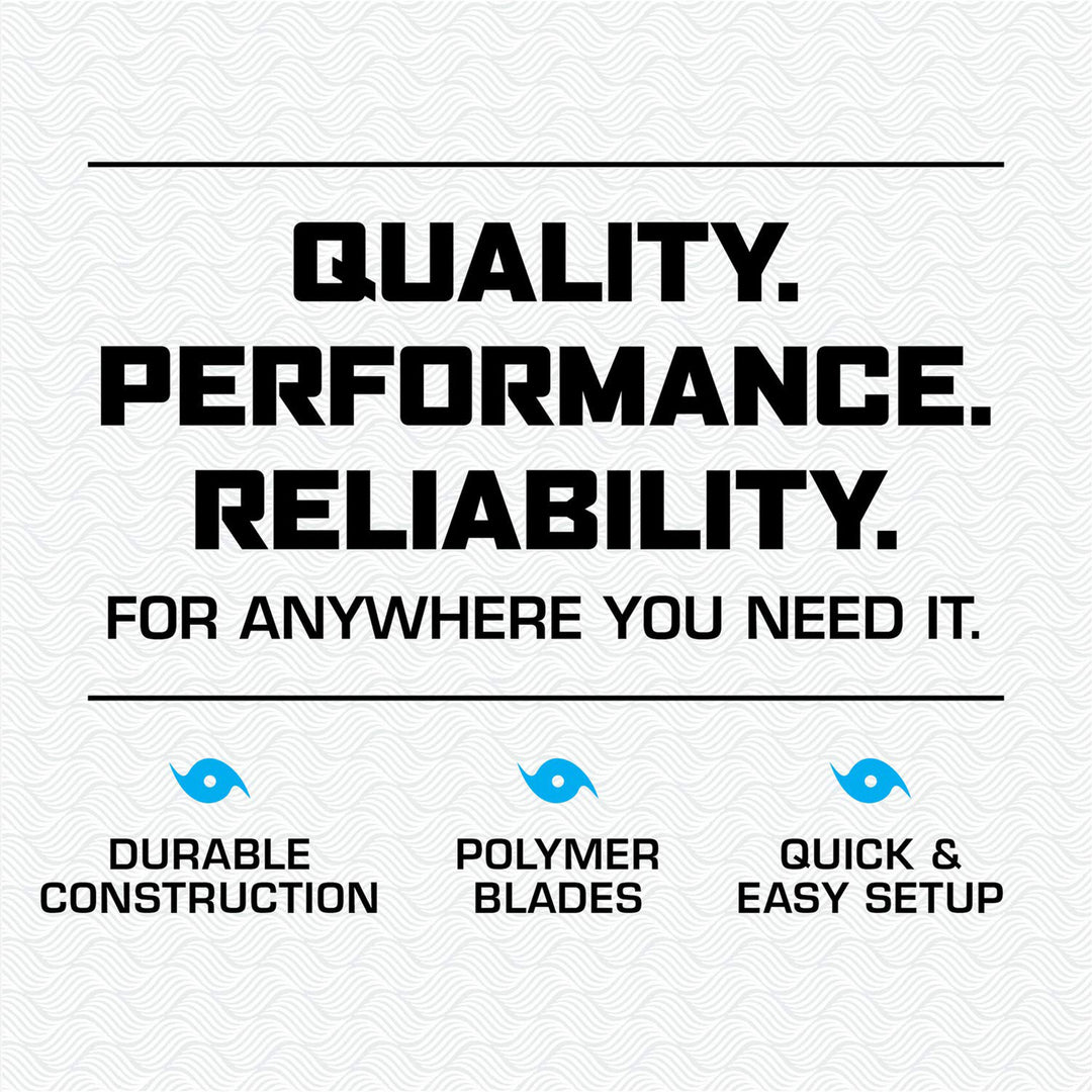 Hurricane 20" Classic Series Box Fan w/3 Efficient Speed Settings (Open Box) - VMInnovations