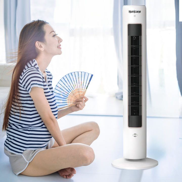 40 Inch Triple Action Air Enhancing Tower Fan & Aromatherapy Diffuser (Used)