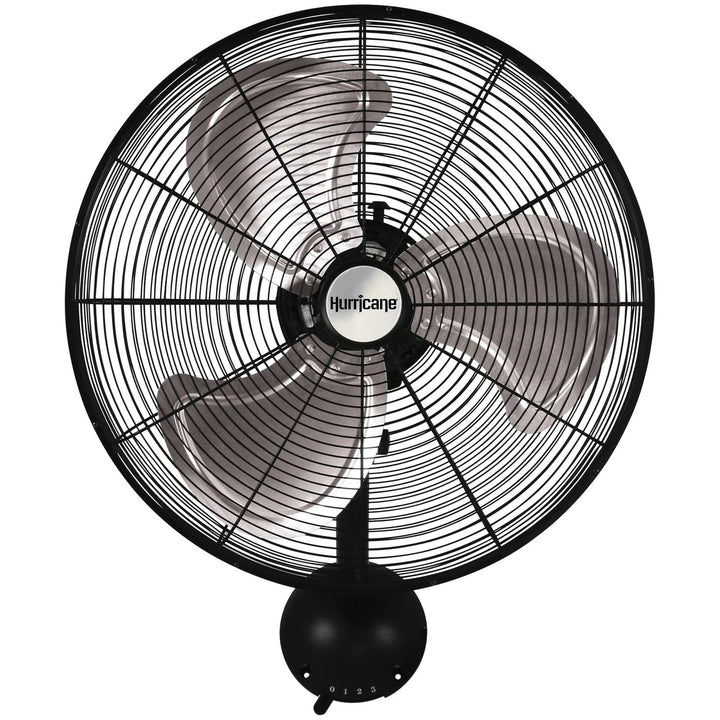 Hurricane 20" Pro Series Wall Mount Hydroponics Fan, Black (For Parts)