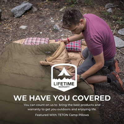 TETON Sports 0 Degree Warm Sleeping Bags for Camping & Base Camp, Green (Used) - VMInnovations