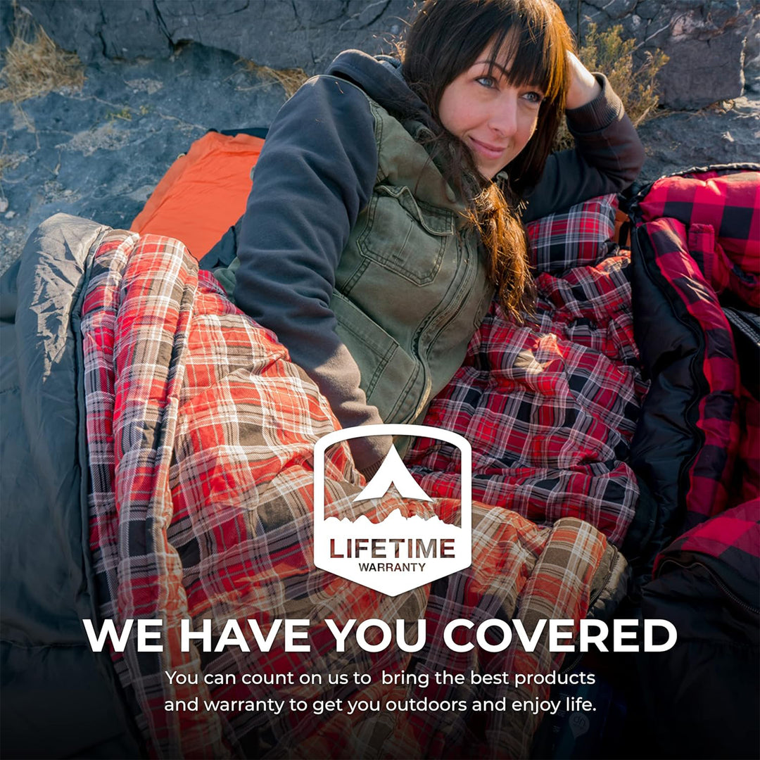 TETON Sports Celsius XXL 0 Degree Left Zipper Sleeping Bag for Camping, Gray