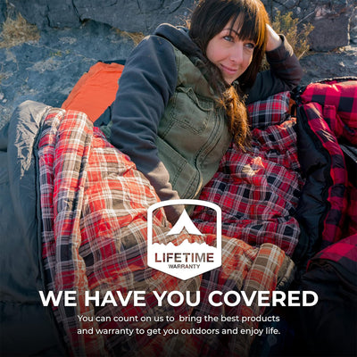 TETON Sports Celsius XXL 0 Degree Left Zipper Sleeping Bag for Camping, Gray - VMInnovations