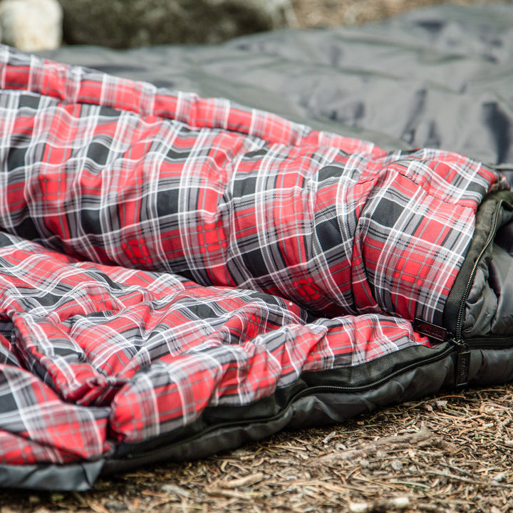 TETON Sports Celsius XXL 0 Degree Left Zipper Sleeping Bag for Camping, Gray