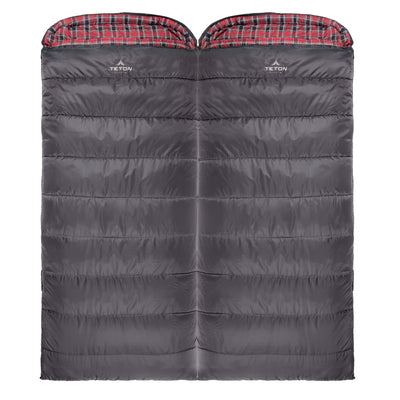 TETON Sports Celsius XXL 0 Degree Sleeping Bag for Camping, Gray (Open Box) - VMInnovations
