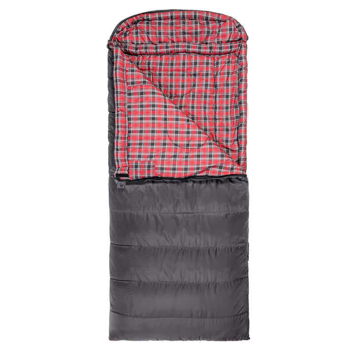 TETON Sports Celsius XXL 0 Degree Left Zipper Sleeping Bag for Camping, Gray - VMInnovations