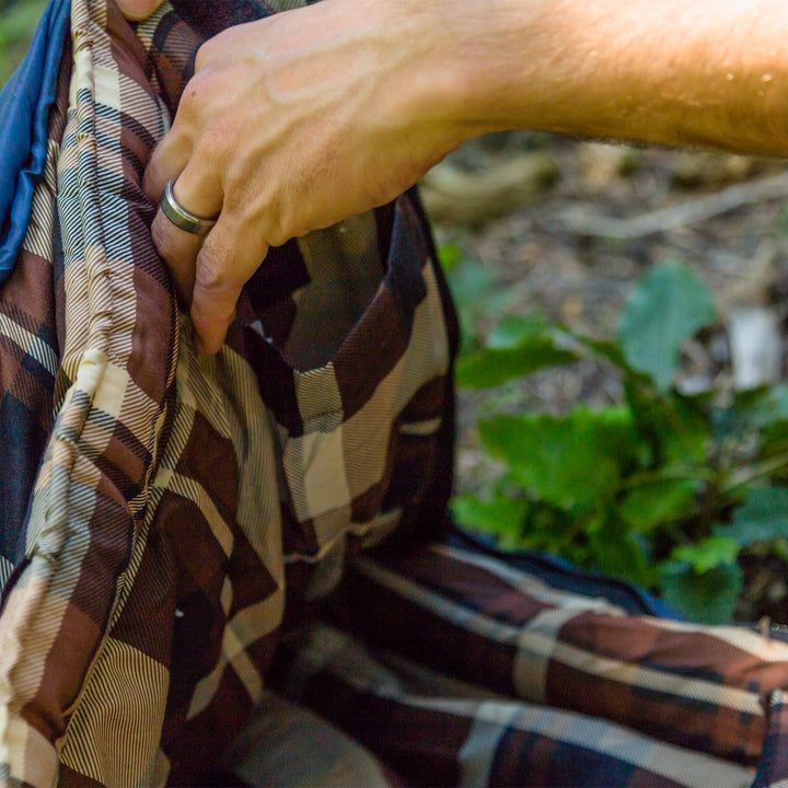 TETON Sports XL -25 Degree Right Zipper Sleeping Bag for Camping, Blue(Open Box)