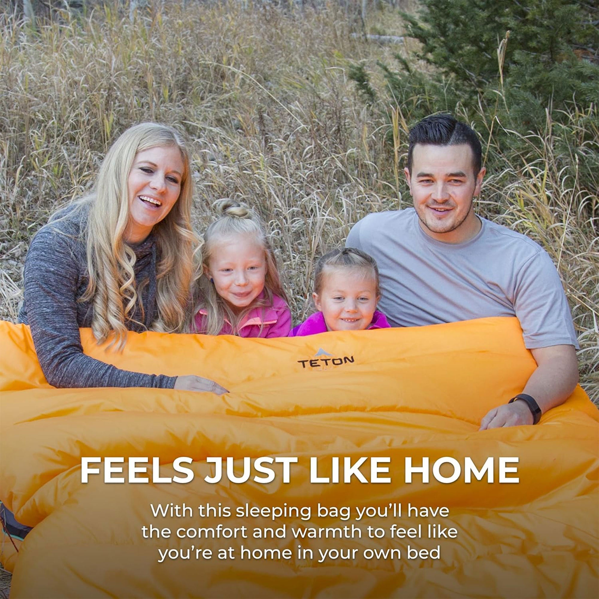 TETON Sports Mammoth 0 Degree Warm Sleeping Bags for Camping & Base Camp, Orange