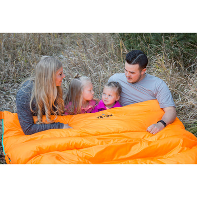 TETON Sports Mammoth 0 Degree Warm Sleeping Bags for Camping & Base Camp, Orange