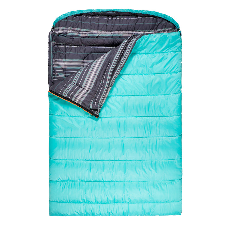 TETON Sports 0 Degree Warm Sleeping Bags for Camping & Base Camp, Teal(Open Box)