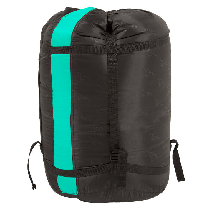 TETON Sports 0 Degree Warm Sleeping Bags for Camping & Base Camp, Teal(Open Box) - VMInnovations
