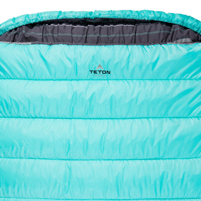 TETON Sports Mammoth 0 Degree Warm Sleeping Bags for Camping & Base Camp, Teal - VMInnovations