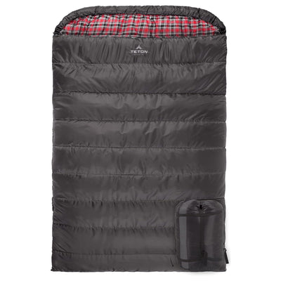 TETON Sports Mammoth 20 Degree Warm Sleeping Bags for Camping  Gray (Open Box)