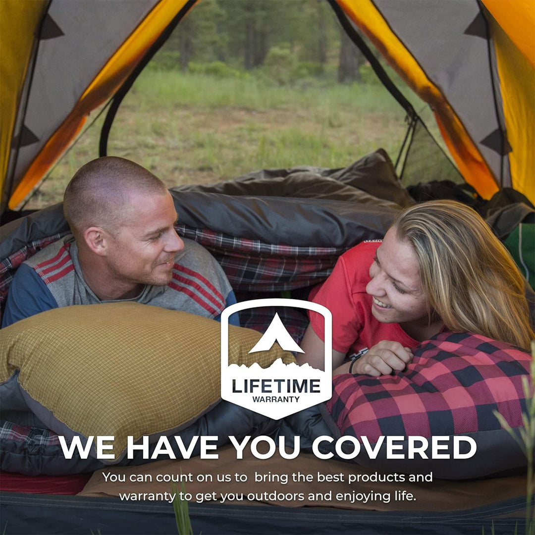 TETON Sports 20 Degree Warm Sleeping Bags for Camping & Base Camp, Gray (Used)