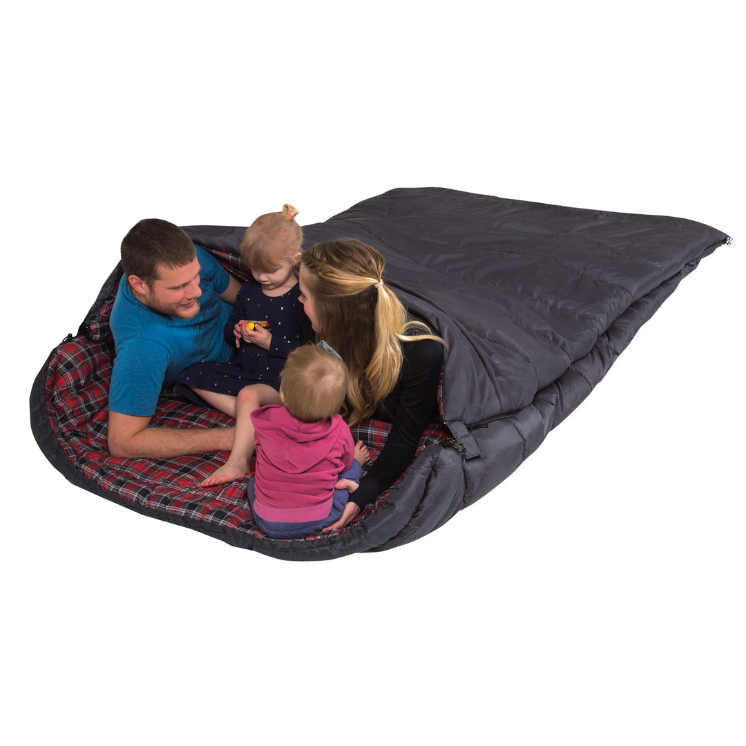 TETON Sports 20 Degree Warm Sleeping Bags for Camping & Base Camp, Gray (Used)