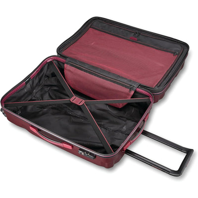Samsonite DLX Spinner 3pc Carry-On, Medium & Large Luggage Set, Aubergine (Used) - VMInnovations