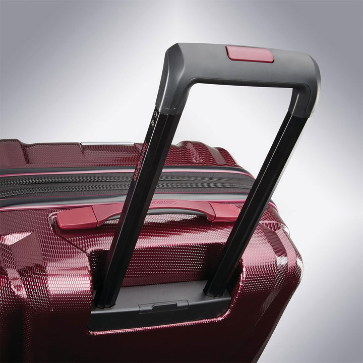 Samsonite DLX Spinner 3pc Carry-On, Medium & Large Luggage Set, Aubergine (Used)