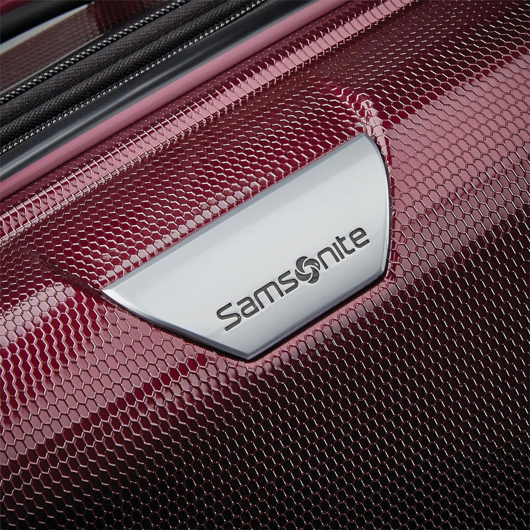 Samsonite DLX Spinner 3pc Carry-On, Medium & Large Luggage Set, Aubergine (Used)