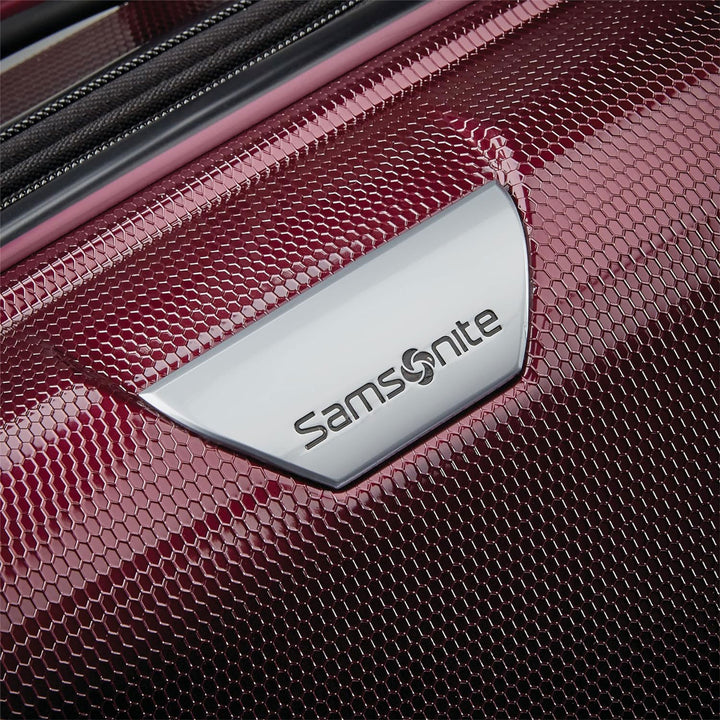 Samsonite DLX Spinner 3pc Carry-On, Medium & Large Luggage Set, Aubergine (Used)