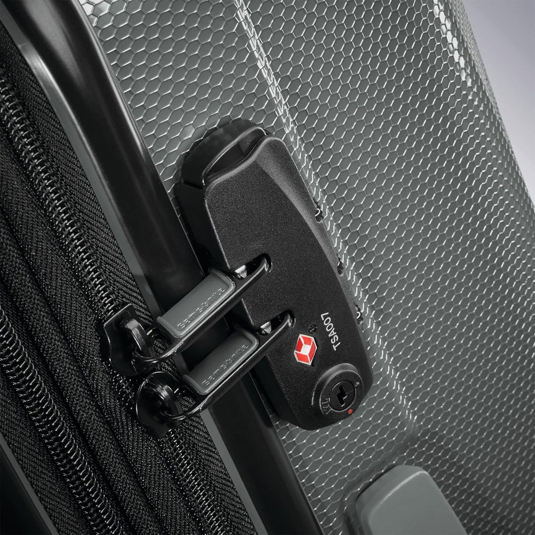 Samsonite DLX Spinner 3pc Carry-On, Medium & Large Luggage Set, Silver(Open Box)