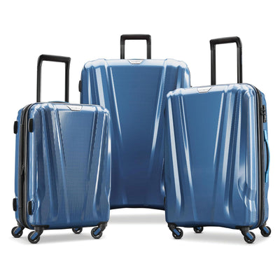 Samsonite DLX Spinner 3pc Carry-On, Medium & Large Luggage Set, Lagoon(Open Box)