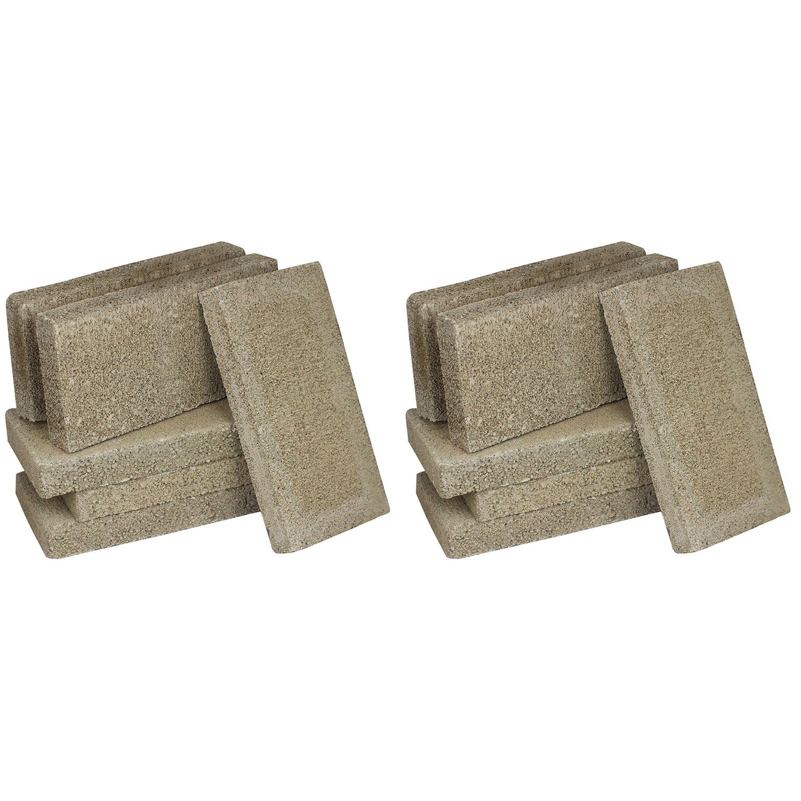 US Stove Company 4.5 x 9 x 1.25" Wood Burning Stove Pumice Firebrick (12 Pack) - VMInnovations