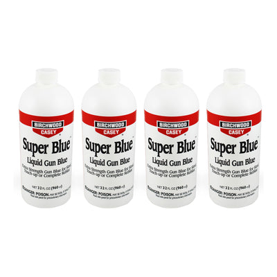 Birchwood Casey Super Blue Double Strength Liquid Gun Blue, 32 Fl Oz (4 Pack) - VMInnovations