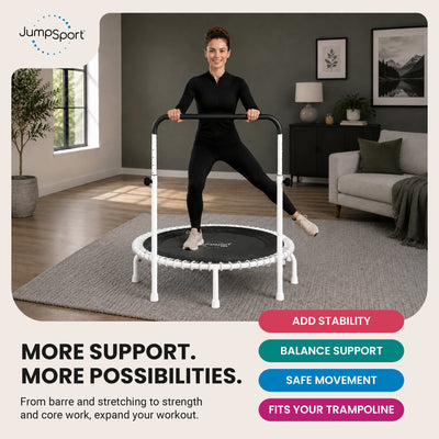 JumpSport 39" Exercise Handle Bar for Fitness Arched Leg Trampolines (Open Box)